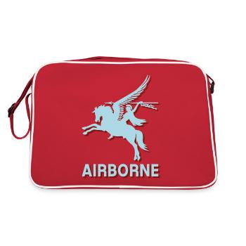 Arnhem Oosterbeek Parachute Regiment Airborne Para - Sac Retro - rouge/blanc - Dos