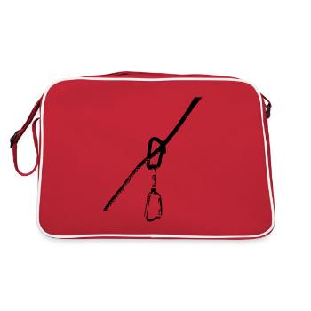 Corde + boucles express - Sac Retro - rouge/blanc - Dos