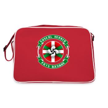 Pays Basque - Euskal Herria - Sac Retro - rouge/blanc - Dos