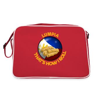 Philippines Filipino Spring Roll I Cadeau - Sac Retro - rouge/blanc - Dos