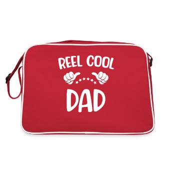 Reel cool dad funny gift father's day christmas - Sac Retro - rouge/blanc - Dos