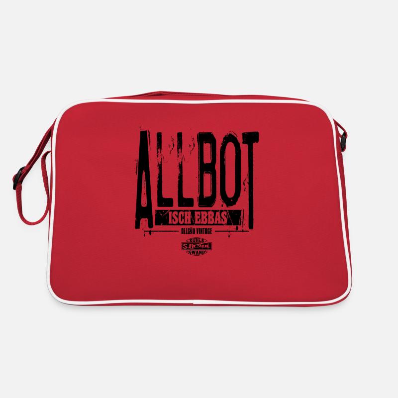 Allbot isch ebbas Retro Tasche