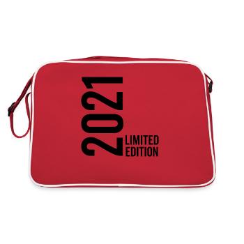2021 Limitierte Edition - Retro Tasche - Rot/Weiß - Hinten