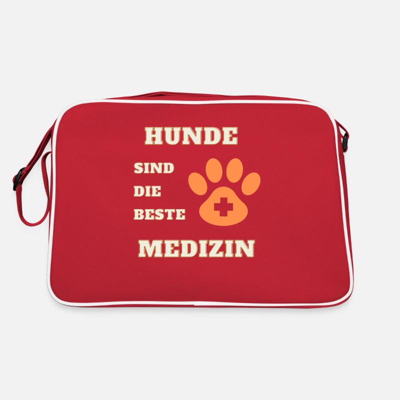 Hundespruch Retro Tasche