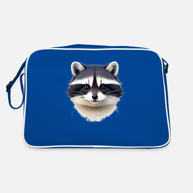 Waschbären süßer Cartoon Waschbär 10 Retro Tasche
