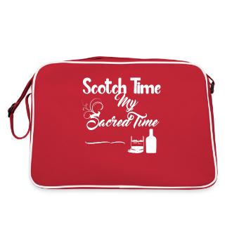 Scotch Time Design - Retro Bag - red/white - Back