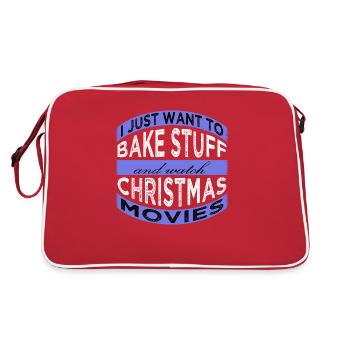 Comic Dino Under The Tree Sayings Baker Appeal - Retro Bag - red/white - Back