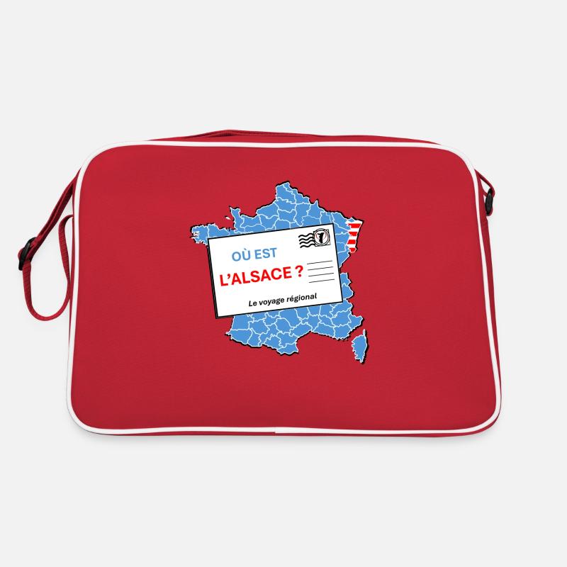 Où est l Alsace ? Sac Retro