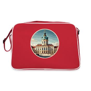 Charlottenburg Palace - Retro Bag - red/white - Back