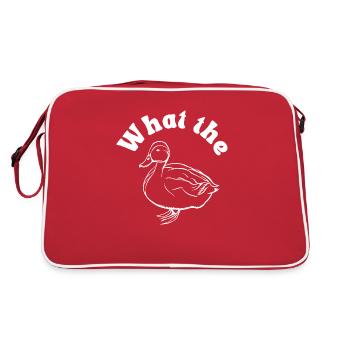What the said by the Duck - Retro Bag - red/white - Back
