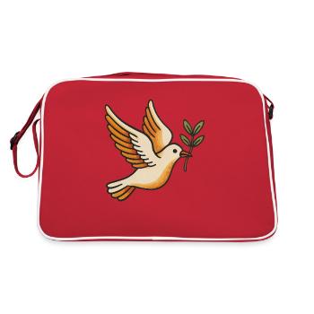 Colombe de la Paix - Sac Retro - rouge/blanc - Dos