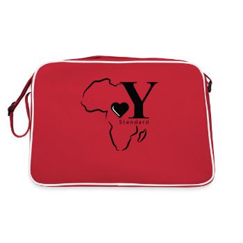 Nail BONGA - Sac Retro - rouge/blanc - Dos