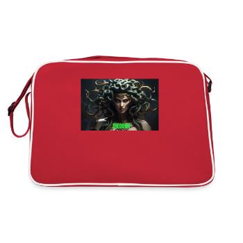 medusa - Retro Bag - red/white - Back