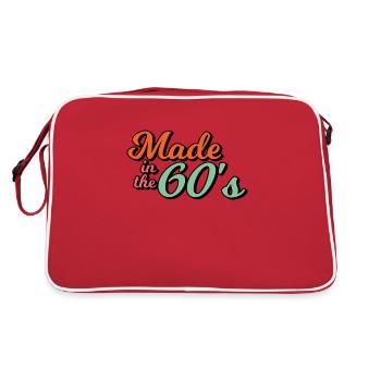 Fabriqué dans les années 60 - Sac Retro - rouge/blanc - Dos