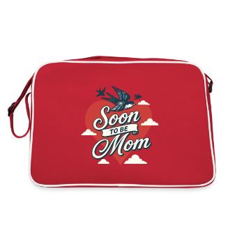 Bientôt maman - Sac Retro - rouge/blanc - Dos