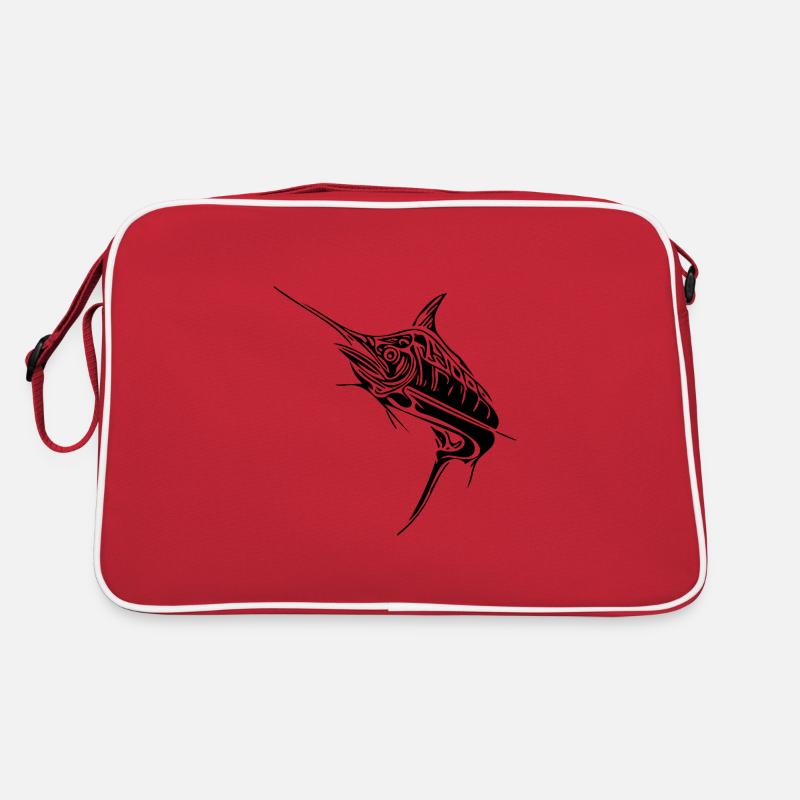 Elegant swordfish predatory bony fish Retro Bag