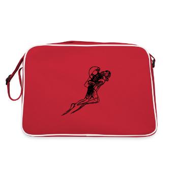 Diver Passion Weightless Underwater World - Retro Bag - red/white - Back