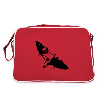 Gliding flying fox - Retro Bag - red/white - Back