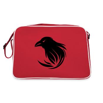 Corbeau intelligent - Sac Retro - rouge/blanc - Dos