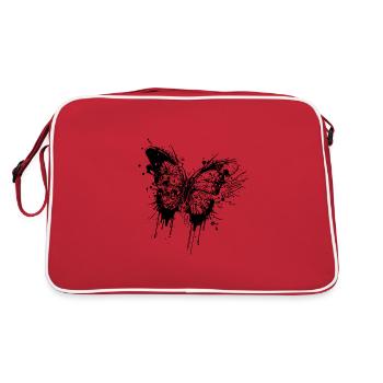 Tatouage Ink Splash Butterfly - Sac Retro - rouge/blanc - Dos