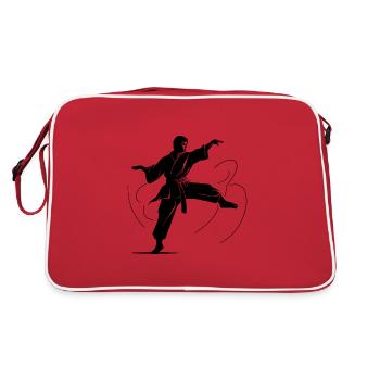 Karate Fighter Martial Arts Competition - Retro Bag - red/white - Back