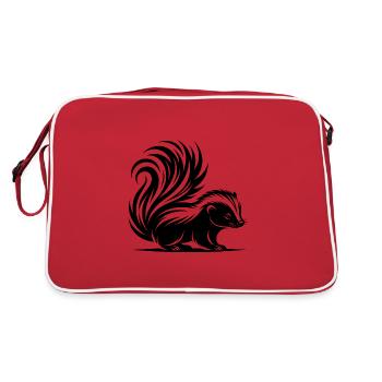 Bébé mouffette câlin - Sac Retro - rouge/blanc - Dos