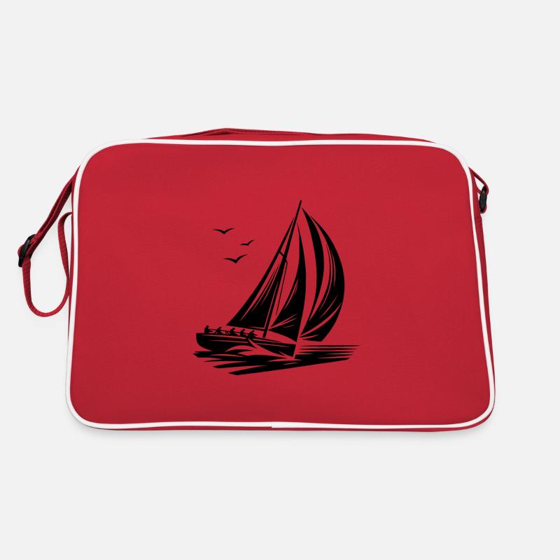 Voilier de régate rapide dans la houle Sac Retro