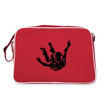 Phase de vol Formation au saut en parachute Vol - Sac Retro - rouge/blanc - Dos