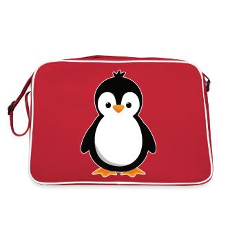 pingouin mignon - Sac Retro - rouge/blanc - Dos