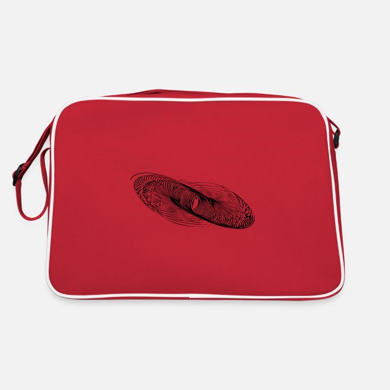 Geometric Circle Lines Ellipses Retro Bag