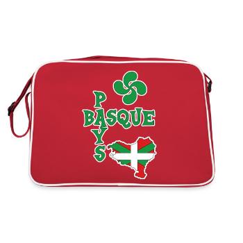 Pays Basque 07 - Sac Retro - rouge/blanc - Dos