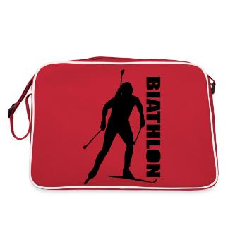 Biathlon Ski - Retro Bag - red/white - Back