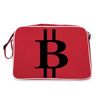Crypto Bitcoin Trading - Sac Retro - rouge/blanc - Dos