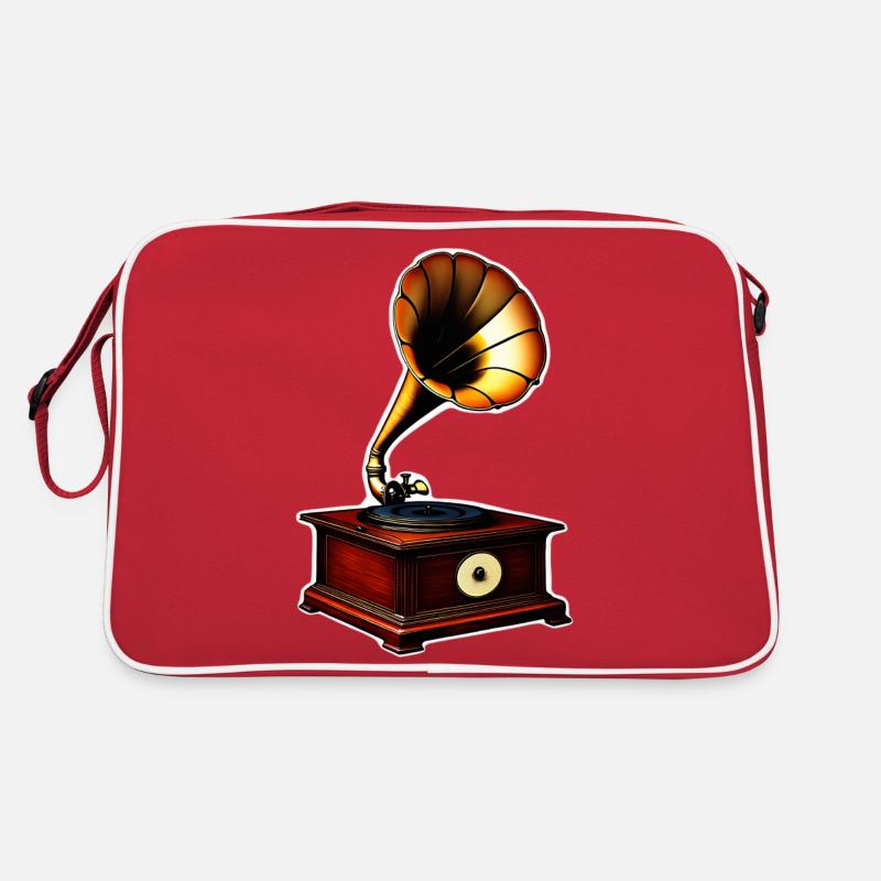 Uralter Grammophon-phänomenaler Klang Retro Tasche
