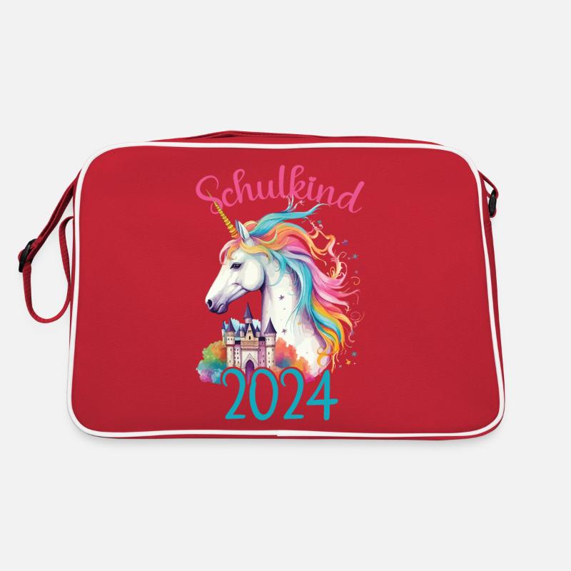 Écolier 2024 Licorne École Élève Sac Retro