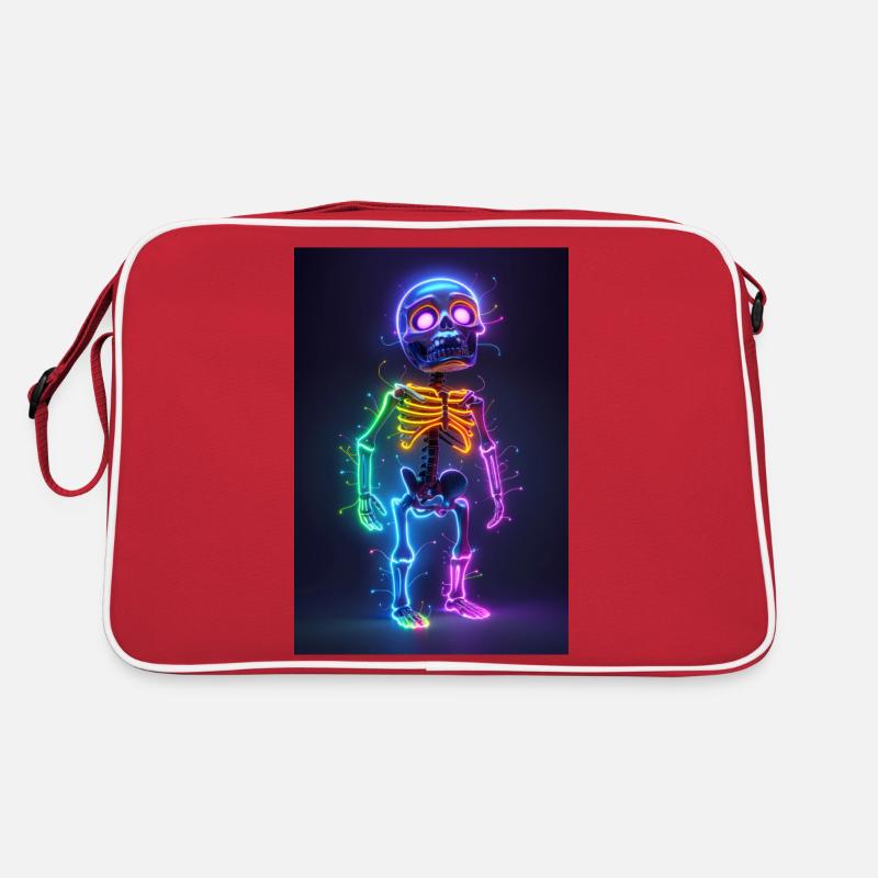 Neon Skeleton | AI Retro Bag