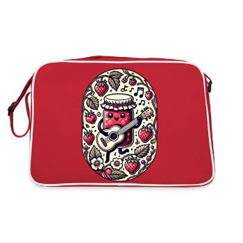Strawberry Jam - Retro Bag - red/white - Back