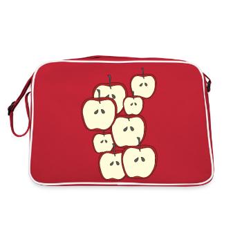 L’heure des pommes - Sac Retro - rouge/blanc - Dos