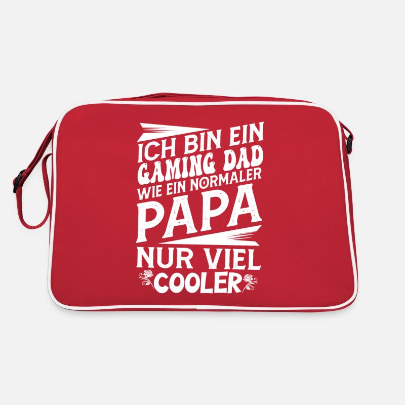 ICH BIN EIN GAMING DAD WIE EIN NORMALER PAPA NUR.. Retro Tasche