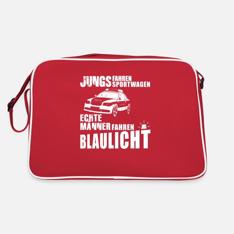 Polizei Männer Retro Tasche