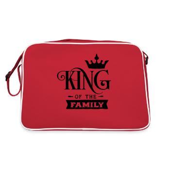 König - Retro Tasche - Rot/Weiß - Hinten