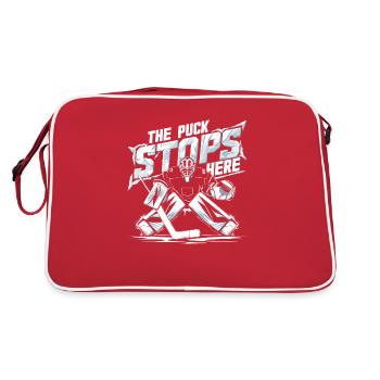 hockey statement for defenders - Retro Bag - red/white - Back