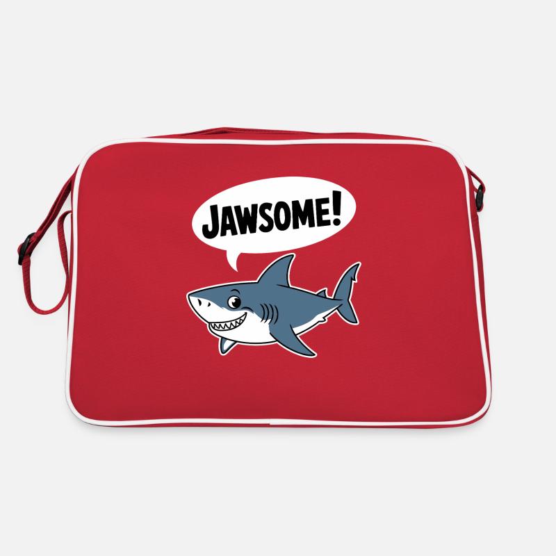 Mâchoire ! - Drôle de requin Sac Retro
