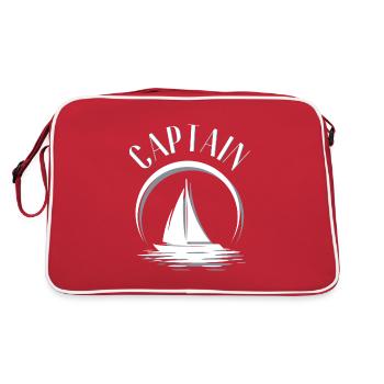 Yacht captain - Retro Bag - red/white - Back