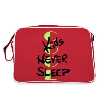 les enfants cool ne dorment jamais - Sac Retro - rouge/blanc - Dos