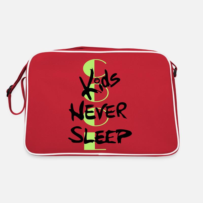 cool Kids never sleep Retro Tasche