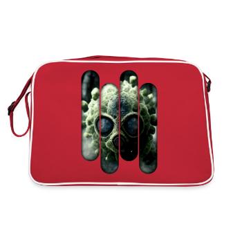 Bug - Retro Tasche - Rot/Weiß - Hinten
