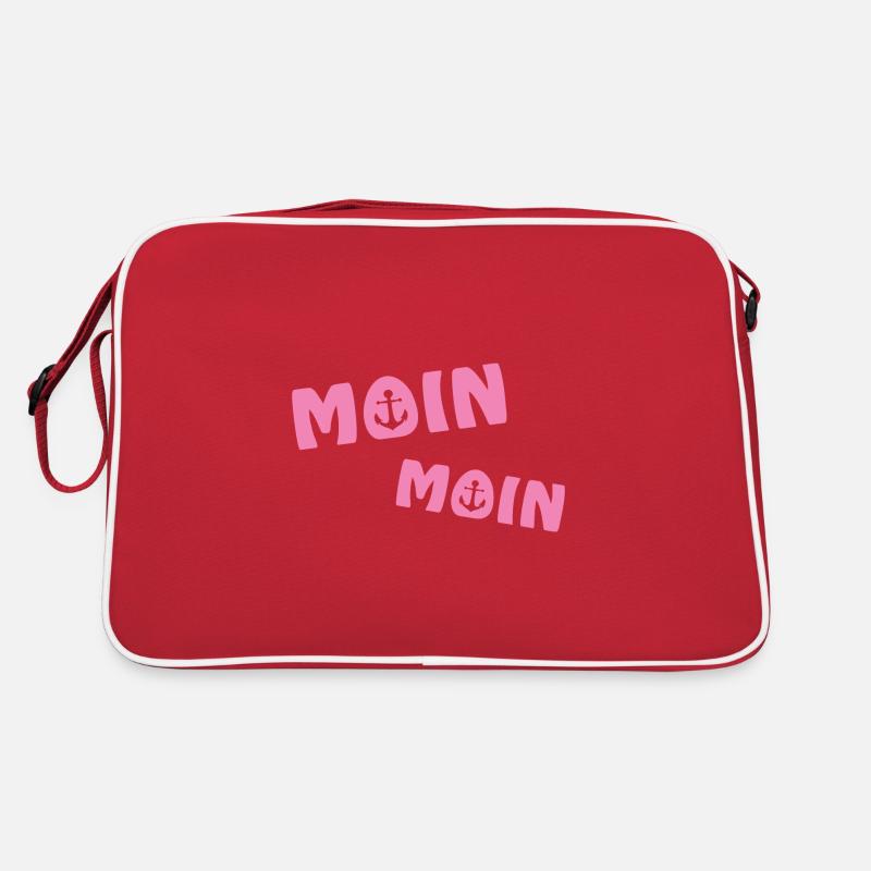Moin Moin mit Anker Retro Tasche