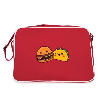 burger et Döner - Sac Retro - rouge/blanc - Dos