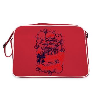 Calamity forever - Sac Retro - rouge/blanc - Dos